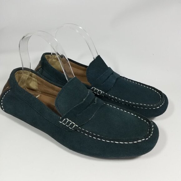 Alfani Blue Leather Driving Moccasins Size 7 main image 8